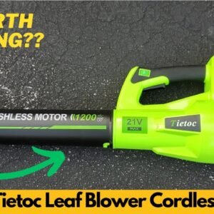 Tietoc Leaf Blower Cordless, 735CFM200MPH Brushless Electric Leaf Blower with 2 Batteries, Worth It?