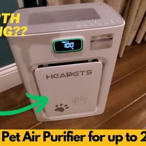 HEAPETS Pet Air Purifier for Home Large Room up to 2000 sq ft, H13 HEPA Double Sided - Worth It?