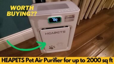 HEAPETS Pet Air Purifier for Home Large Room up to 2000 sq ft, H13 HEPA Double Sided - Worth It?
