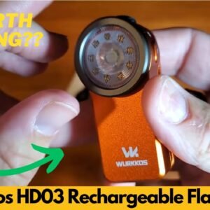 Wurkkos HD03 Rechargeable Flashlights EDC Clip on Light, Bright 680 Lumens - Worth Buying?