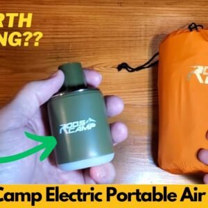 RoosCamp Electric Portable Air Pump for Inflatables and Travel with Camping Light - Worth Buying?