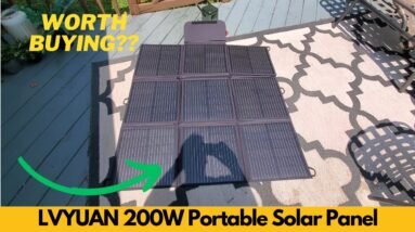 LVYUAN 200W Portable Solar Panel, 20V Foldable Pillow Sized Solar Panel IP65 Waterproof, Worth It? 2 LVYUAN 200W Portable Solar Panel, 20V Foldable Pillow Sized Solar Panel IP65 Waterproof, Worth It?
