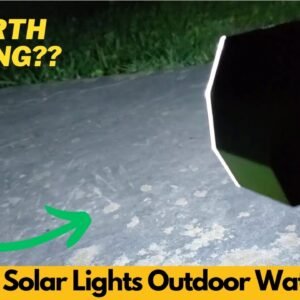 Kaxiida Solar Lights Outdoor Waterproof IP68, 3 Lighting Models Solar Powered Spot Lights, Worth It?