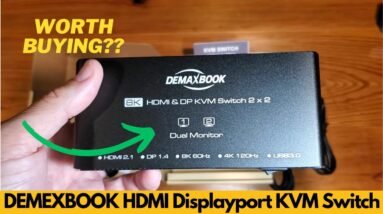 DEMEXBOOK HDMI Displayport KVM Switch 2 Monitors 2 Computers 8K@60Hz4K@144Hz, Worth Buying? 2 DEMEXBOOK HDMI Displayport KVM Switch 2 Monitors 2 Computers 8K@60Hz4K@144Hz, Worth Buying?