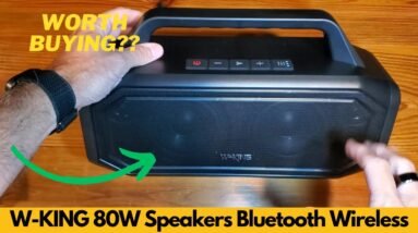 W KING 80W Speakers Bluetooth Wireless, Portable Outdoor Speakers Loud with Bass Boost, Worth It? 2 W KING 80W Speakers Bluetooth Wireless, Portable Outdoor Speakers Loud with Bass Boost, Worth It?