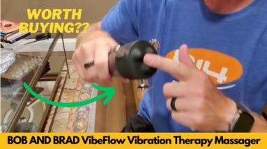 BOB AND BRAD VibeFlow Vibration Therapy Massager, FSA HSA Eligible, 160Hz Massage Gun - Worth It?