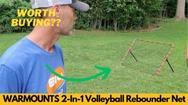 WARMOUNTS 2 In 1 Volleyball Rebounder Net, Adjustable 7x5ft To 4x5ft, Bounce Back Net - Worth It?