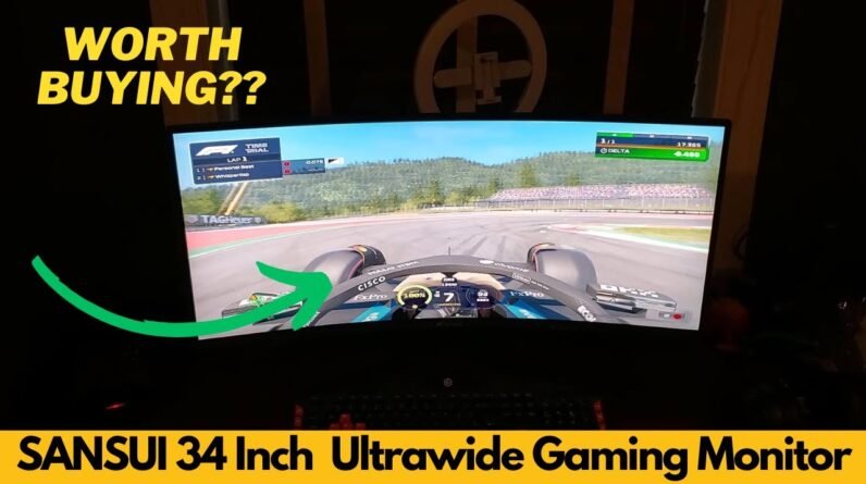 SANSUI 34 Inch 3440x1440P 240Hz Ultrawide UWQHD Gaming Monitor，219 2K Curved Monitor - Worth It?