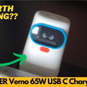 V CHECKER Vemo 65W USB C Charging Block, 3 Port GaN Charger Compact Foldable Fast Charger, Worth It?