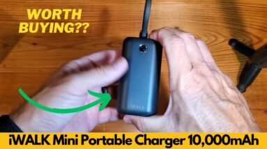 iWALK Mini Portable Charger 10,000mAh, 22 5W USB C Fast Charging Power Bank -  Worth Buying?