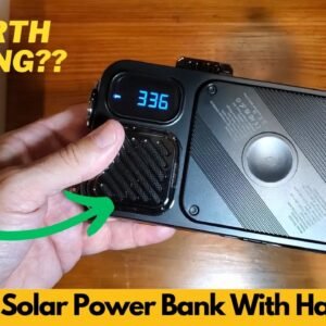 BROWEY Solar Power Bank Wireless Charger 16000mAh Built in Hand Crank and 3 Cables - Worth Buying?
