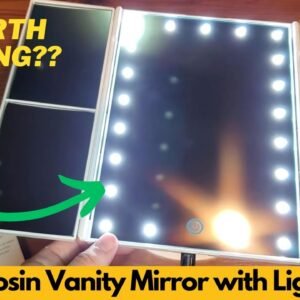 Eluosin Vanity Mirror with Lights, Lighted Makeup Mirror with 2X 3X 10X Magnification - Worth It?