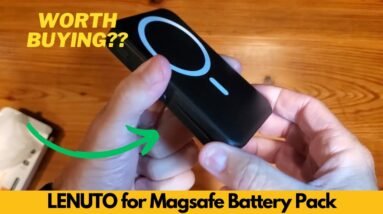LENUTO for Magsafe Battery Pack 10000mAh Power Bank with Foldable Stand Portable Charger - Worth It?