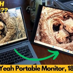 HotYeah Portable Monitor, 18 5in 1080P 100Hz 125% sRGB Laptop Monitor USB C HDMI - Worth Buying?