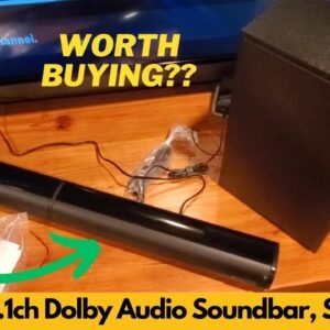 Nylavee Sound Bar - 2.1ch Dolby Audio Soundbar with Subwoofer, 240W High Volume - Worth Buying?