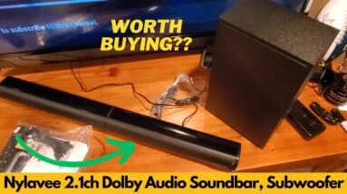 Nylavee Sound Bar - 2.1ch Dolby Audio Soundbar with Subwoofer, 240W High Volume - Worth Buying?