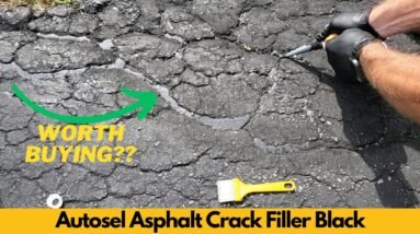 Autosel Asphalt Crack Filler Black, 2 Packs Self Leveling Driveway Crack Filler - Worth Buying?
