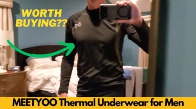 MEETYOO Thermal Underwear for Men, Winter Gear Long Johns Base Layer Top and Bottom Set - Worth It?