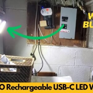 WORKPRO Rechargeable USB C LED Work Light, Foldable Magnetic Light with Hanging Hook - Worth Buying?