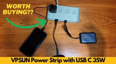 VPSUN Power Strip with USB C 35W, 10 in 1 Flat Plug Wall Charger, 5FT Extension Cord, Worth Buying? 2 VPSUN Power Strip with USB C 35W, 10 in 1 Flat Plug Wall Charger, 5FT Extension Cord, Worth Buying?