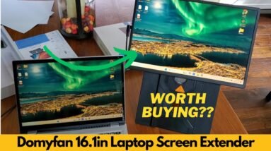 Domyfan 16 1in Laptop Screen Extender, 360° Rotating Detachable Stand, VESA Support, Worth Buying?