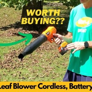 Grebilux Leaf Blower Cordless with Battery and Charger, 600000 RPM Turbo Jet Blower - Worth Buying?