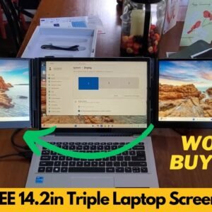 POTTMACEE 14.2in Triple Laptop Screen Extender, 0.17in Ultra Slim FHD 1080P Portable - Worth Buying?