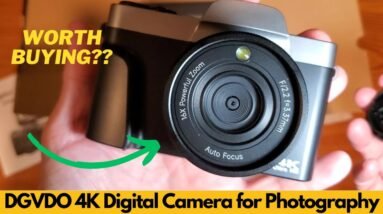 DGVDO 4K Digital Camera for Photography, WiFi 64MP Autofocus Vlogging Camera for YouTube - Worth It?