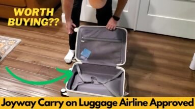 Joyway Carry on Luggage Airline Approved with Front Pocket, Hardside 20 Inch Luggage - Worth Buying?