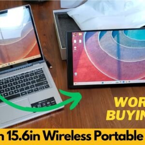 HotYeah 15 6in Wireless Portable Monitor, Support AirPlay & Miracast, Rechargeable - Worth Buying?