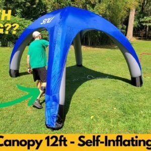 SOLI Air Canopy 12ft Outdoor & Beach Self Inflating Sun Tent, Shade Wall, UPF 50+,  Worth Buying?