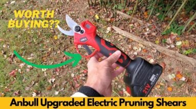 Can this cordless pruner handle tough tree limbs? Testing the Anbull electric shears with 1.6" cut