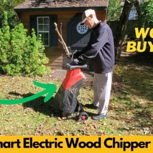Can this compact electric chipper handle your yard waste? PowerSmart 15A shredder put to the test!