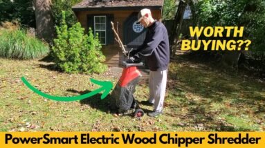 Can this compact electric chipper handle your yard waste? PowerSmart 15A shredder put to the test! 2 Can this compact electric chipper handle your yard waste? PowerSmart 15A shredder put to the test!