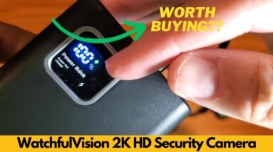 WatchfulVision 2K HD Security Camera, 10000mAh Power Bank Small Indoor Camera - Worth Buying?