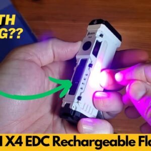 This 1500 Lumen Pocket Flashlight Has RGB, a Magnetic Base & More – WUBEN X4 Full Review