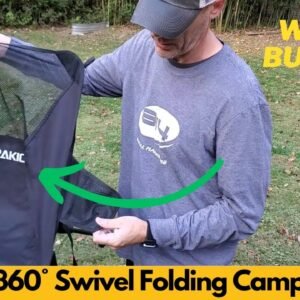 This 360° swivel camping chair surprised me! Lightweight, sturdy & perfect for any outdoor adventure