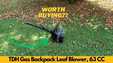 Can This Backpack Blower Handle a Full Yard Cleanup? Testing the 63CC TDH Gas-Powered Beast! 2 Can This Backpack Blower Handle a Full Yard Cleanup? Testing the 63CC TDH Gas-Powered Beast!