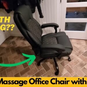 Ultimate Comfort? NYOAK 500lb Big & Tall Massage Office Chair w/ Footrest & Lumbar Support