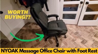 Ultimate Comfort? NYOAK 500lb Big & Tall Massage Office Chair w/ Footrest & Lumbar Support 2 Ultimate Comfort? NYOAK 500lb Big & Tall Massage Office Chair w/ Footrest & Lumbar Support