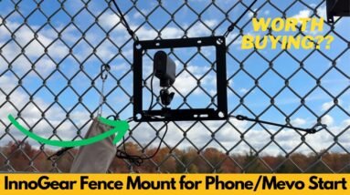 Want to livestream sports like a pro? Testing the InnoGear phone fence mount for sports creators