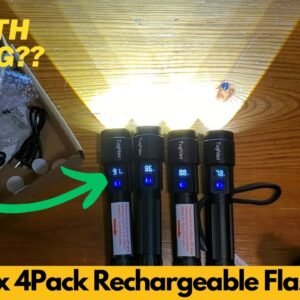 These Rechargeable Flashlights Are Shockingly Bright – Tughlax LED Tactical Flashlight Review