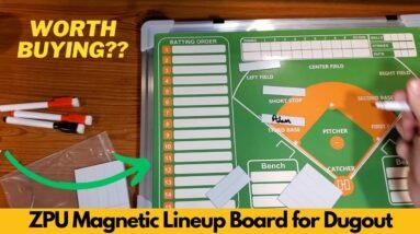 This Magnetic Softball/Baseball Lineup Board Makes Coaching So Much Easier, Magnetic and Dry Erase!