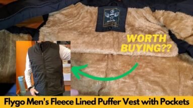Warm Enough for Winter? Flygo Men's Fleece Lined Outdoor Puffer Vest Put to the Test