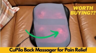 Testing the CuPilo Deep Tissue Back Massager! Heated Shiatsu Chair Massage Review 2025
