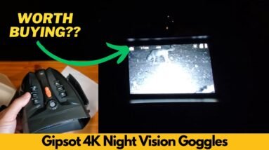 Can These Gipsot 4K Night Vision Goggles Really See in the Dark? Full Test & Footage!