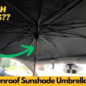 Can This Umbrella-Style Sunshade Actually Cool Your Tesla Model Y Interior?