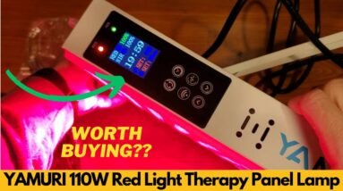 YAMURI 110W Red Light Therapy Review – Boost Skin Glow, Pain Relief & Recovery at Home