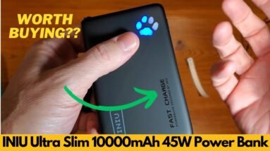 INIU 45W Portable Charger Review: Ultra Slim 10000mAh Power Bank for Fast Charging on the Go Today