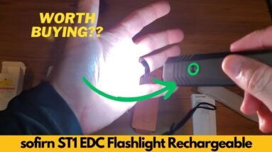 This Flat Flashlight Is Shockingly Bright for Its Size – Sofirn ST1 EDC Tested Outdoors
